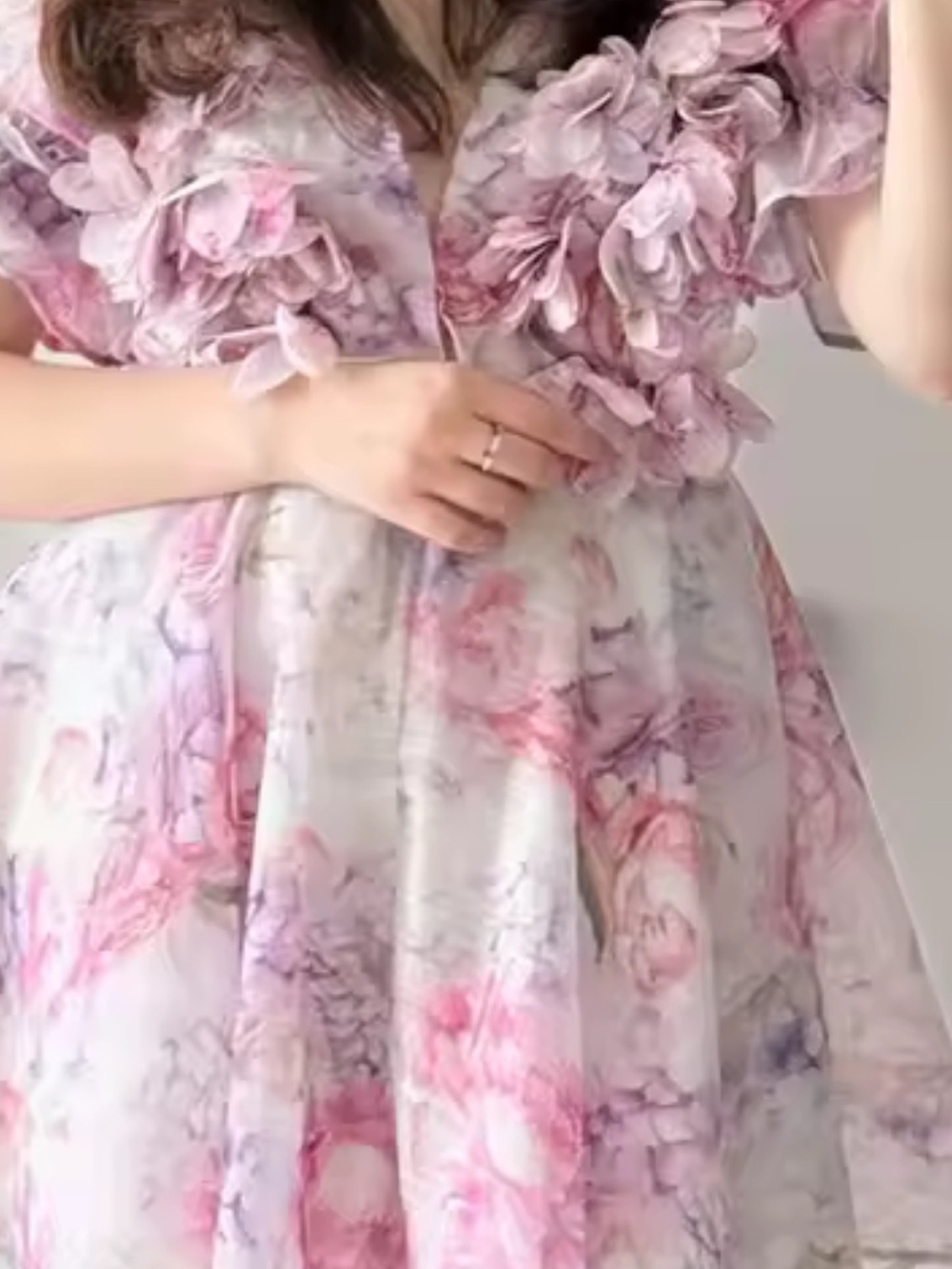 Floral Ruffle Dress - Picture 12 of 16
